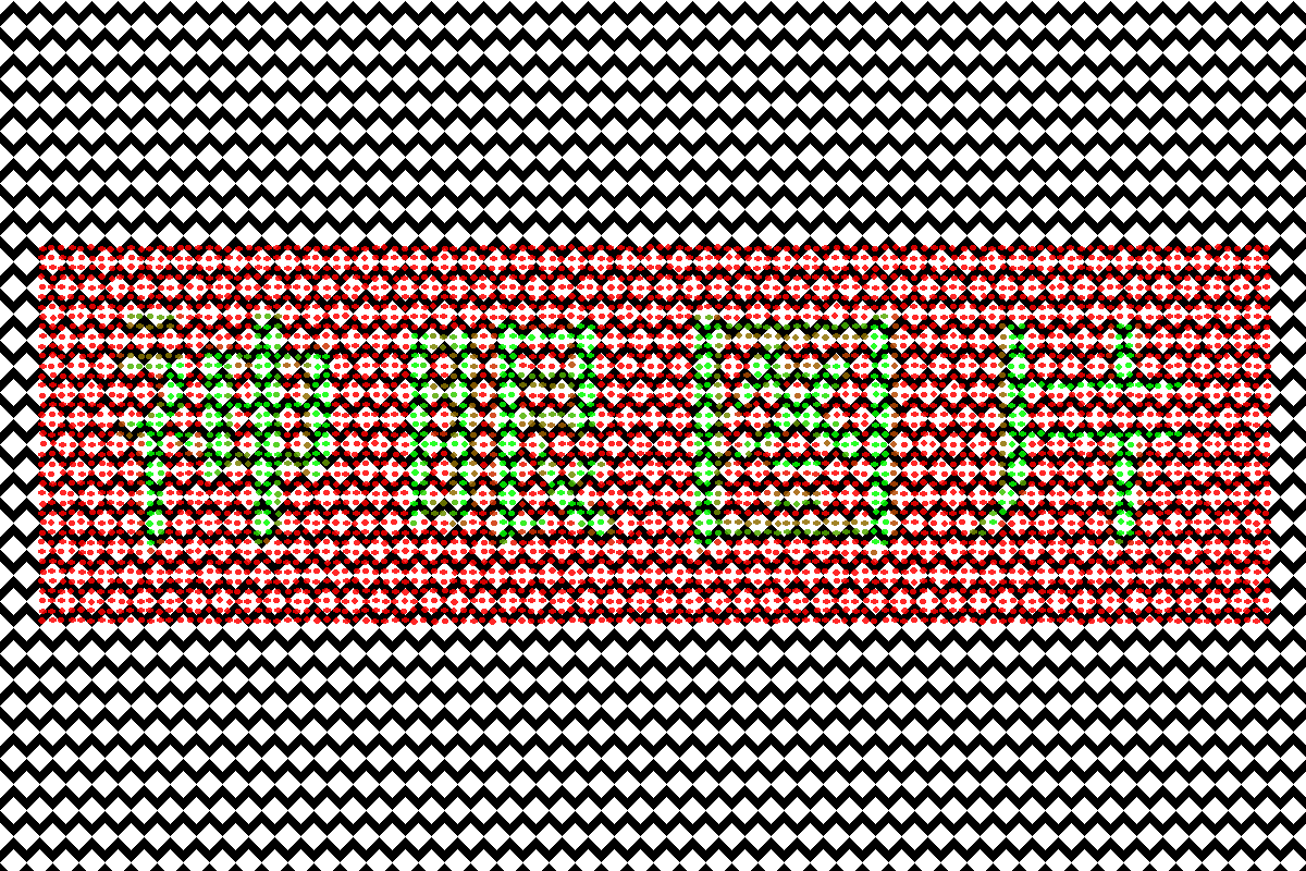 锯齿条纹效果展示